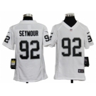 nike youth nfl jerseys oakland raiders #92 seymour white[nike]