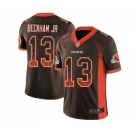 Youth Cleveland Browns #13 Odell Beckham Jr. Limited Brown Rush Drift Fashion Football Jersey