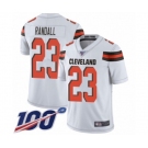 Youth Cleveland Browns #23 Damarious Randall White Vapor Untouchable Limited Player 100th Season Football Jersey