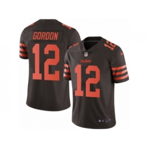 Youth Nike Cleveland Browns #12 Josh Gordon Limited Brown Rush NFL Jersey