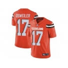 Youth Nike Cleveland Browns #17 Brock Osweiler Vapor Untouchable Limited Orange Alternate NFL Jersey