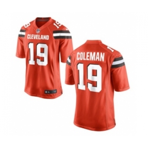 Youth Nike Cleveland Browns #19 Corey Coleman Orange Alternate NFL Jersey
