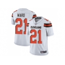 Youth Nike Cleveland Browns #21 Denzel Ward White Stitched NFL Vapor Untouchable Limited Jersey