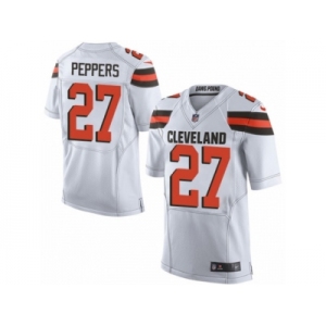 Youth Nike Cleveland Browns #27 Jabrill Peppers Limited White NFL Jersey