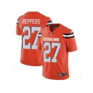 Youth Nike Cleveland Browns #27 Jabrill Peppers Vapor Untouchable Limited Orange Alternate NFL Jersey