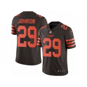 Youth Nike Cleveland Browns #29 Duke Johnson Limited Brown Rush NFL Jersey