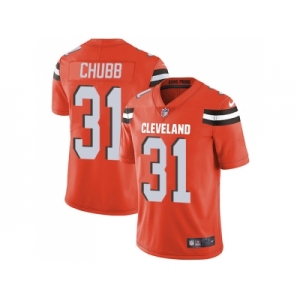 Youth Nike Cleveland Browns #31 Nick Chubb Orange Alternate Stitched NFL Vapor Untouchable Limited Jersey