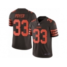 Youth Nike Cleveland Browns #33 Jordan Poyer Limited Brown Rush NFL Jersey