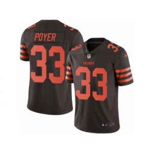 Youth Nike Cleveland Browns #33 Jordan Poyer Limited Brown Rush NFL Jersey