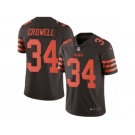 Youth Nike Cleveland Browns #34 Isaiah Crowell Limited Brown Rush NFL Jersey