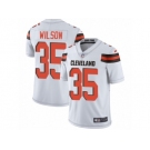 Youth Nike Cleveland Browns #35 Howard Wilson Vapor Untouchable Limited White NFL Jersey