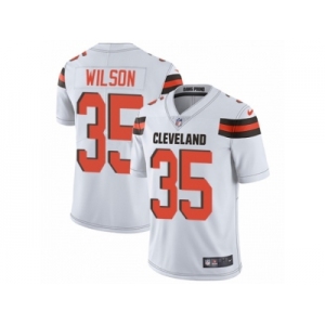 Youth Nike Cleveland Browns #35 Howard Wilson Vapor Untouchable Limited White NFL Jersey