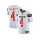 Youth Nike Cleveland Browns #4 Britton Colquitt Vapor Untouchable Limited White NFL Jersey