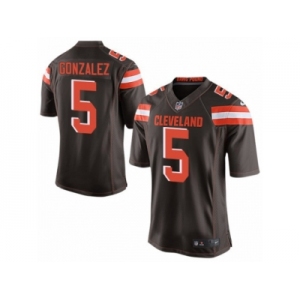 Youth Nike Cleveland Browns #5 Zane Gonzalez Limited Brown Team Color NFL Jersey