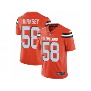 Youth Nike Cleveland Browns #58 Christian Kirksey Vapor Untouchable Limited Orange Alternate NFL Jersey