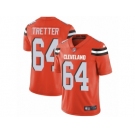 Youth Nike Cleveland Browns #64 JC Tretter Vapor Untouchable Limited Orange Alternate NFL Jersey