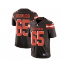 Youth Nike Cleveland Browns #65 Larry Ogunjobi Vapor Untouchable Limited Brown Team Color NFL Jersey