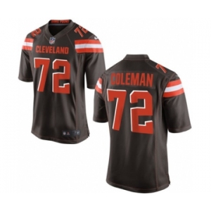 Youth Nike Cleveland Browns #72 Shon Coleman Brown Team Color NFL Jersey