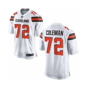 Youth Nike Cleveland Browns #72 Shon Coleman White NFL Jersey