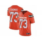 Youth Nike Cleveland Browns #73 Joe Thomas Vapor Untouchable Limited Orange Alternate NFL Jersey