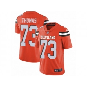 Youth Nike Cleveland Browns #73 Joe Thomas Vapor Untouchable Limited Orange Alternate NFL Jersey