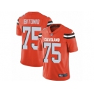 Youth Nike Cleveland Browns #75 Joel Bitonio Vapor Untouchable Limited Orange Alternate NFL Jersey