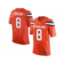 Youth Nike Cleveland Browns #8 Kevin Hogan Limited Orange Alternate NFL Jersey