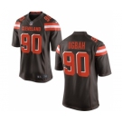 Youth Nike Cleveland Browns #90 Emmanuel Ogbah Brown Team Color NFL Jersey
