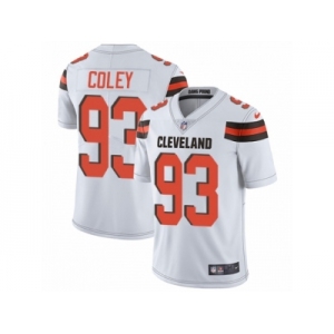 Youth Nike Cleveland Browns #93 Trevon Coley White Vapor Untouchable Limited Player NFL Jersey
