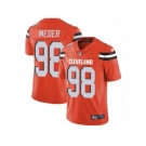 Youth Nike Cleveland Browns #98 Jamie Meder Vapor Untouchable Limited Orange Alternate NFL Jersey