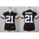 nike women nfl jerseys cleveland browns #21 gilbert brown[nike]