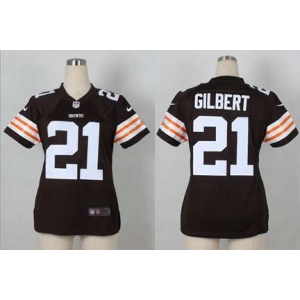 nike women nfl jerseys cleveland browns #21 gilbert brown[nike]