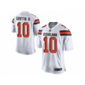 nike youth nfl jerseys cleveland browns #10 robert griffin iii white[nike][new style]