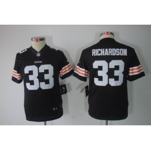 nike youth nfl jerseys cleveland browns #33 richardson brown[nike limited]