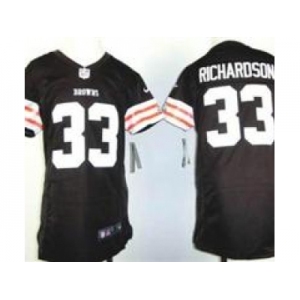 nike youth nfl jerseys cleveland browns #33 richardson brown[nike]