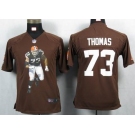 nike youth nfl jerseys cleveland browns #73 joe thomas brown[portrait fashion]