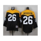 Mitchell And Ness 1967 Pittsburgh Steelers #26 Rod Woodson Black Yelllow Throwback Mens Stitched NFL Jersey