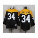 Mitchell And Ness 1967 Pittsburgh Steelers #34 DeAngelo Williams Black Yelllow Throwback Mens Stitched NFL Jerse