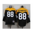 Mitchell And Ness 1967 Pittsburgh Steelers #88 Darrius Heyward-Bey Black Yelllow Throwback Mens Stitched NFL Jersey