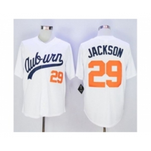 NCAA Auburn Tigers #29 Bo Jackson White Throwback Stitched Jersey