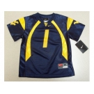 NCAA Nike West Virginia Mountaineers #1 Tavon Austin  blue