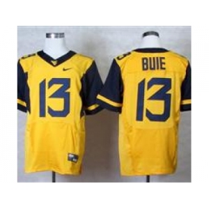 NCAA Virginia Mountaineers #13 Andrew Buie Gold Jerseys(Elite)