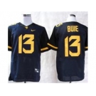 NCAA Virginia Mountaineers #13 Andrew Buie blue Jerseys(Elite)