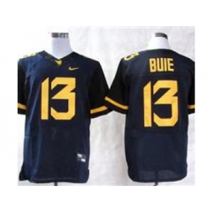 NCAA Virginia Mountaineers #13 Andrew Buie blue Jerseys(Elite)