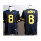 NCAA Virginia Mountaineers #8 Karl Joseph blue Jerseys(Elite)