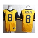 NCAA Virginia Mountaineers #8 Karl Joseph gold Jerseys(Elite)