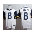 NCAA Virginia Mountaineers #8 Karl Joseph white Jerseys(Elite)