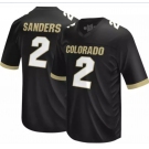 Retro Brand Men Colorado Buffaloes #2 Sanders  black jerseys