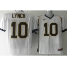 ncaa California Golden Bears #10 Lynch White