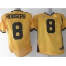 ncaa California Golden Bears #8 Rodgers Yellow